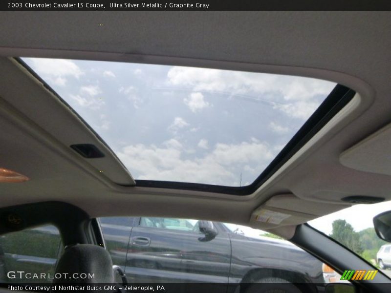 Ultra Silver Metallic / Graphite Gray 2003 Chevrolet Cavalier LS Coupe