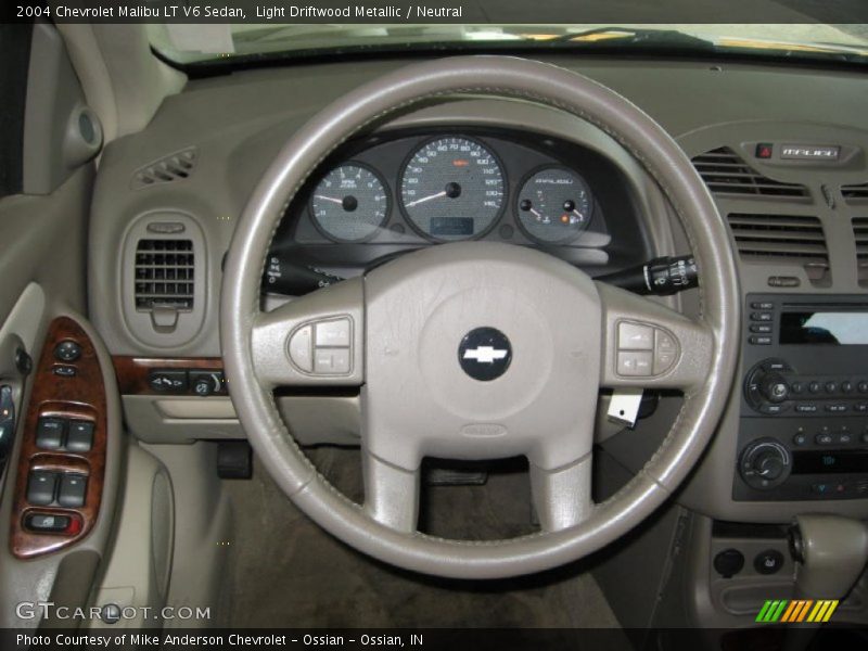 Light Driftwood Metallic / Neutral 2004 Chevrolet Malibu LT V6 Sedan