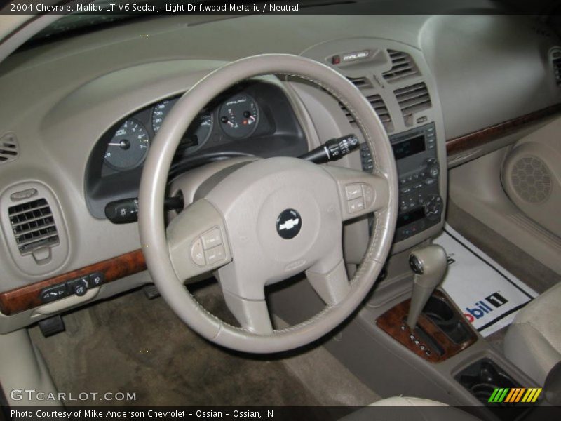 Light Driftwood Metallic / Neutral 2004 Chevrolet Malibu LT V6 Sedan
