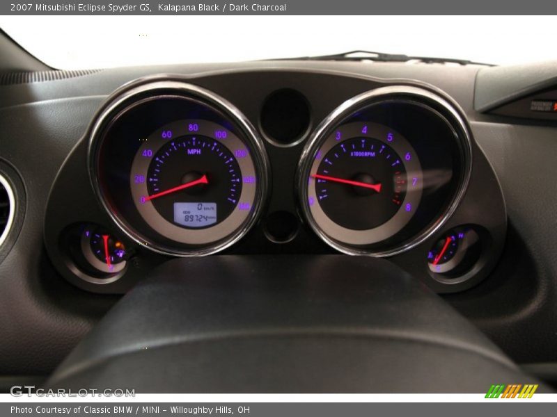 Kalapana Black / Dark Charcoal 2007 Mitsubishi Eclipse Spyder GS