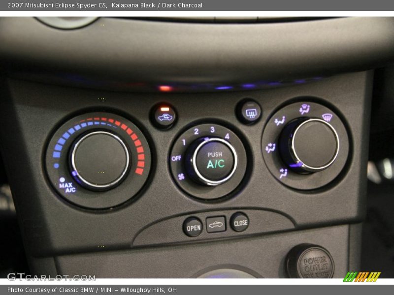 Kalapana Black / Dark Charcoal 2007 Mitsubishi Eclipse Spyder GS