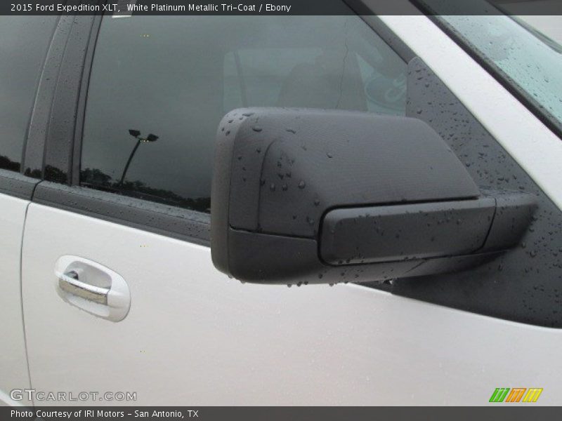 White Platinum Metallic Tri-Coat / Ebony 2015 Ford Expedition XLT