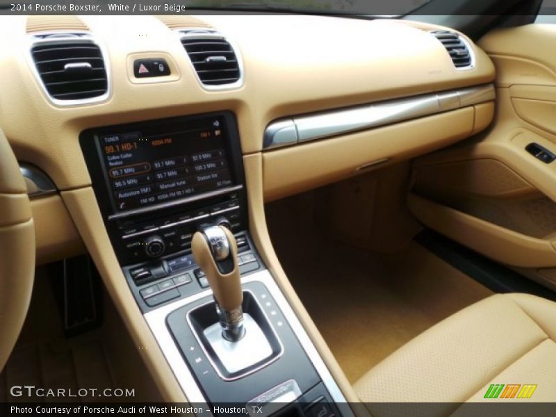 White / Luxor Beige 2014 Porsche Boxster