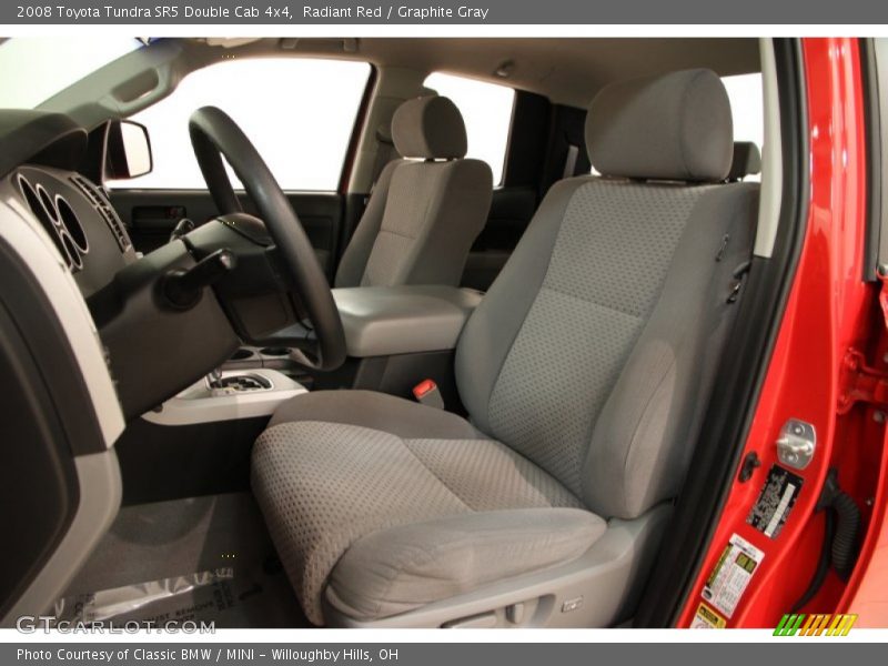 Radiant Red / Graphite Gray 2008 Toyota Tundra SR5 Double Cab 4x4
