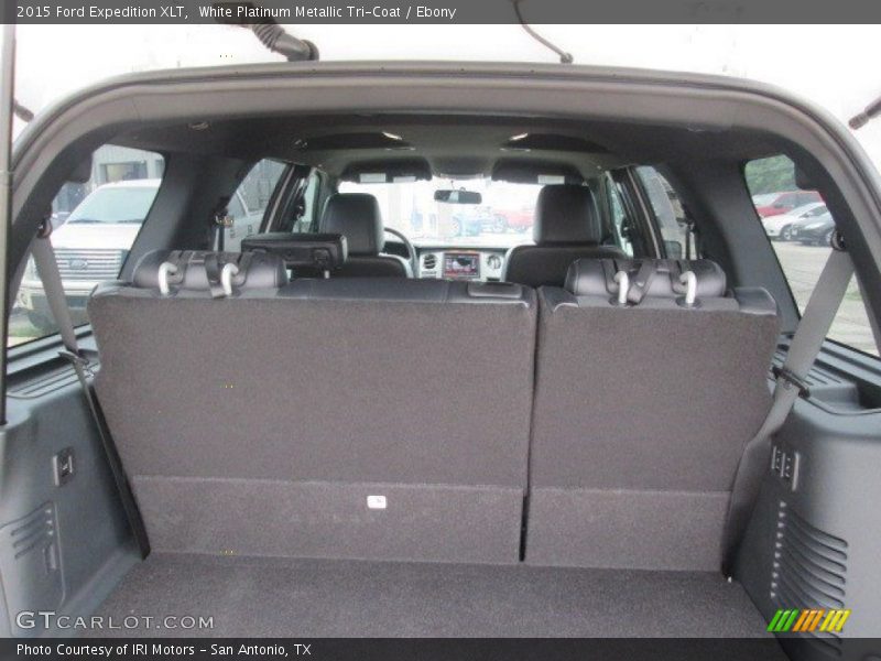 White Platinum Metallic Tri-Coat / Ebony 2015 Ford Expedition XLT