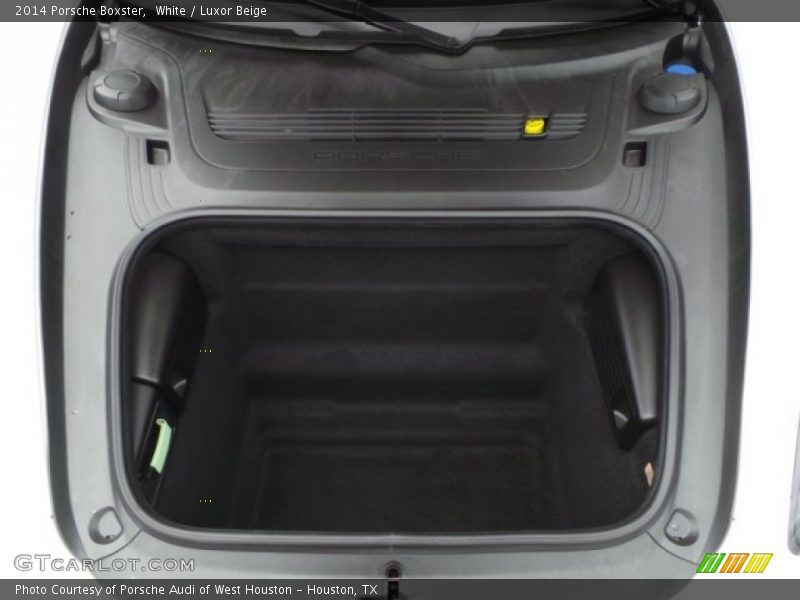 White / Luxor Beige 2014 Porsche Boxster