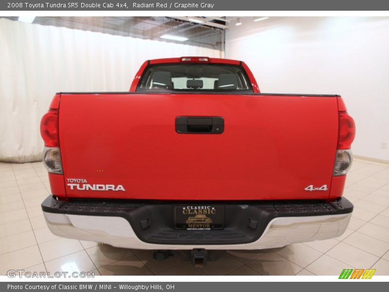 Radiant Red / Graphite Gray 2008 Toyota Tundra SR5 Double Cab 4x4