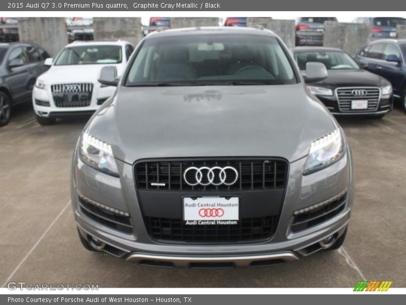 Graphite Gray Metallic / Black 2015 Audi Q7 3.0 Premium Plus quattro