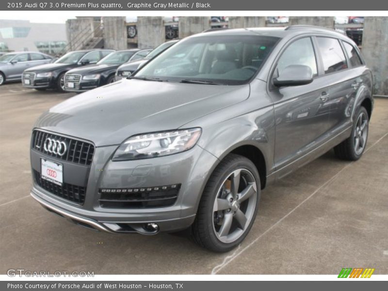 Graphite Gray Metallic / Black 2015 Audi Q7 3.0 Premium Plus quattro