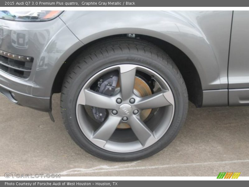 Graphite Gray Metallic / Black 2015 Audi Q7 3.0 Premium Plus quattro