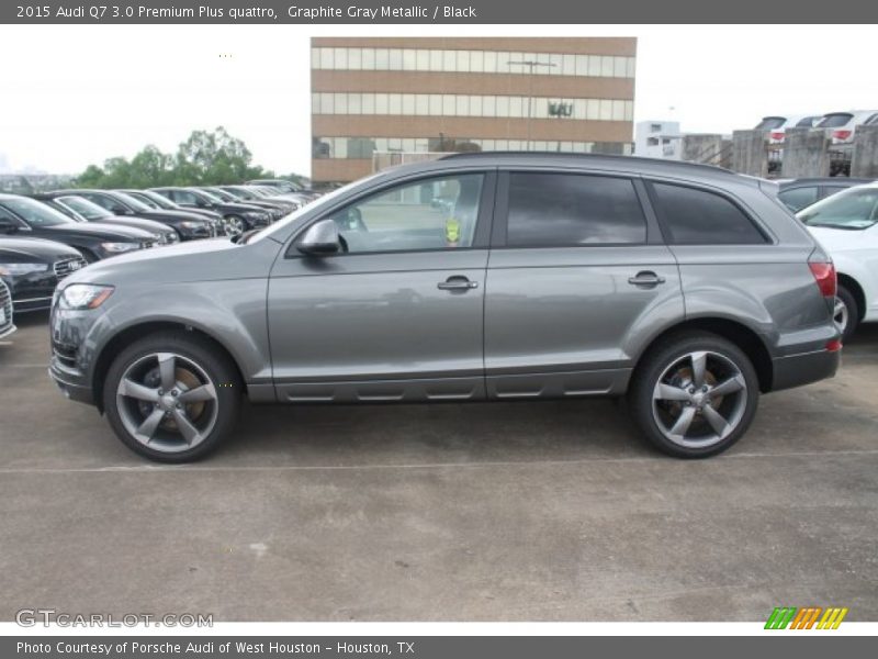 Graphite Gray Metallic / Black 2015 Audi Q7 3.0 Premium Plus quattro