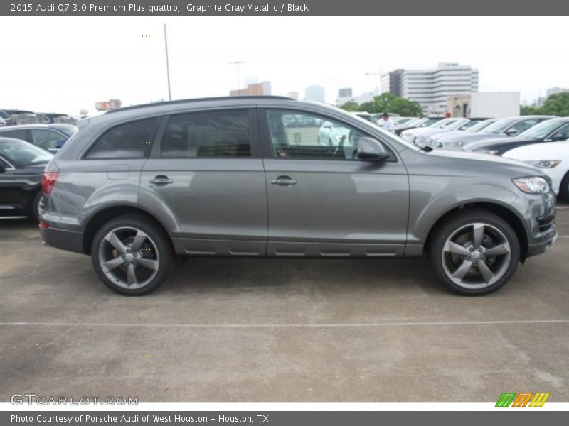 Graphite Gray Metallic / Black 2015 Audi Q7 3.0 Premium Plus quattro