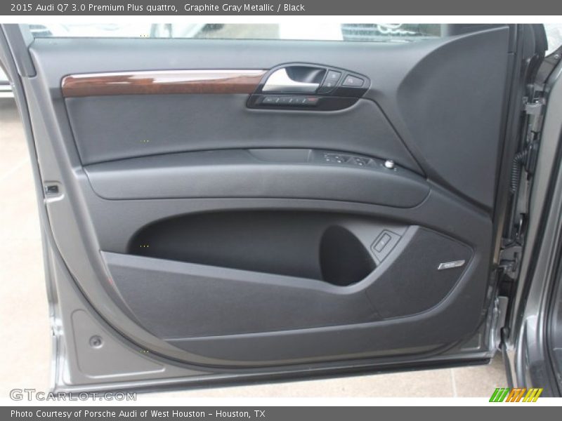 Graphite Gray Metallic / Black 2015 Audi Q7 3.0 Premium Plus quattro