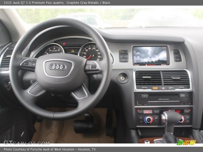 Graphite Gray Metallic / Black 2015 Audi Q7 3.0 Premium Plus quattro