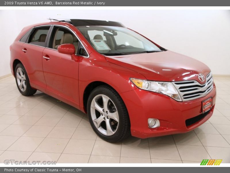 Barcelona Red Metallic / Ivory 2009 Toyota Venza V6 AWD