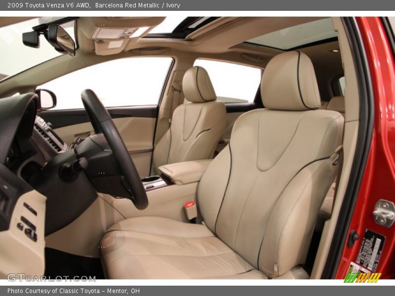Barcelona Red Metallic / Ivory 2009 Toyota Venza V6 AWD