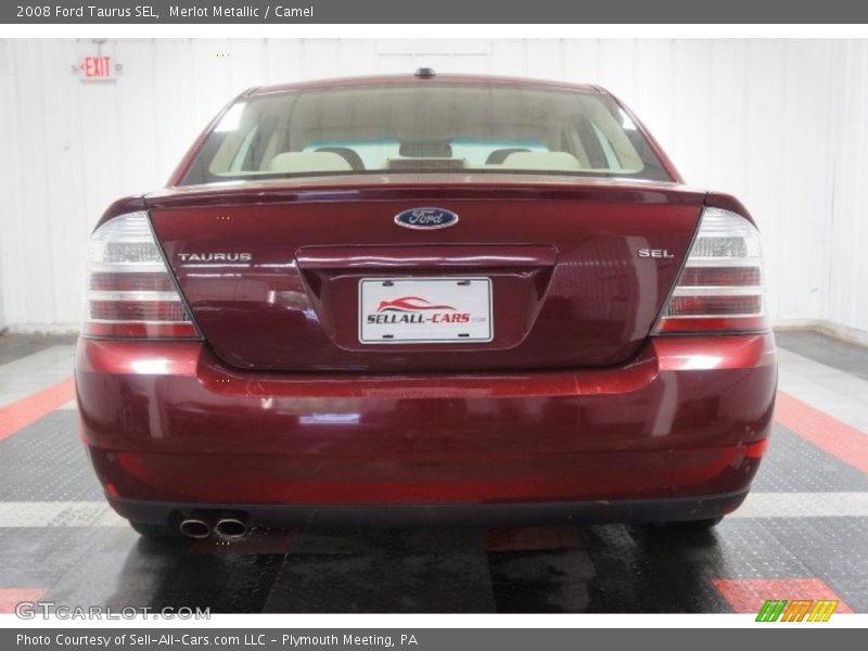 Merlot Metallic / Camel 2008 Ford Taurus SEL