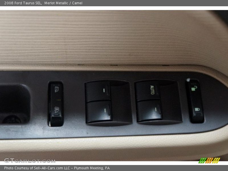 Merlot Metallic / Camel 2008 Ford Taurus SEL