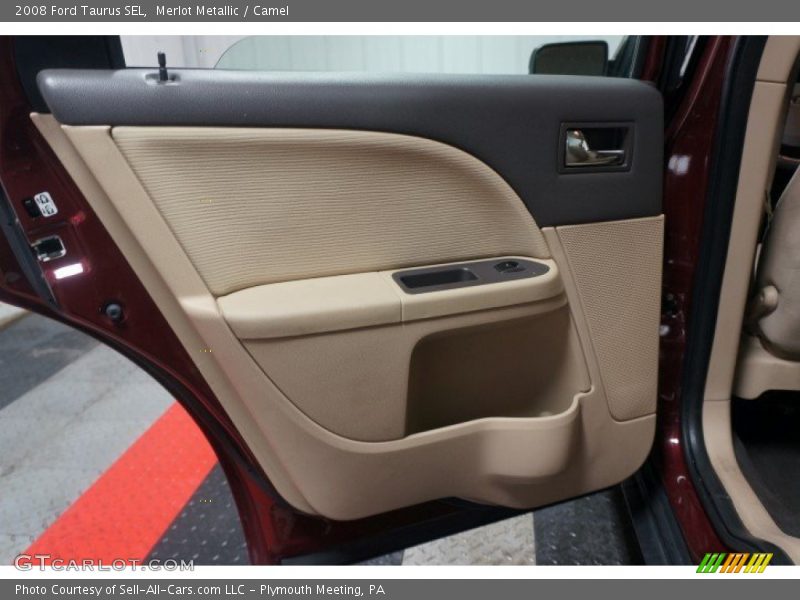 Merlot Metallic / Camel 2008 Ford Taurus SEL