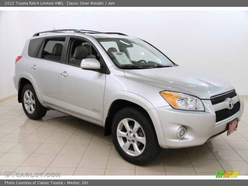 Classic Silver Metallic / Ash 2012 Toyota RAV4 Limited 4WD