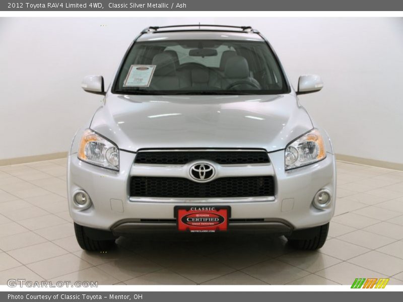 Classic Silver Metallic / Ash 2012 Toyota RAV4 Limited 4WD