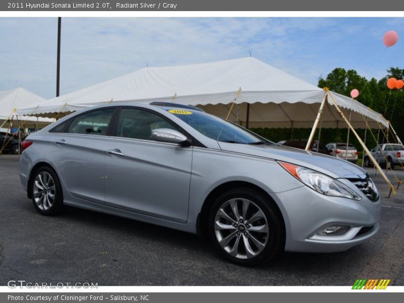 Radiant Silver / Gray 2011 Hyundai Sonata Limited 2.0T