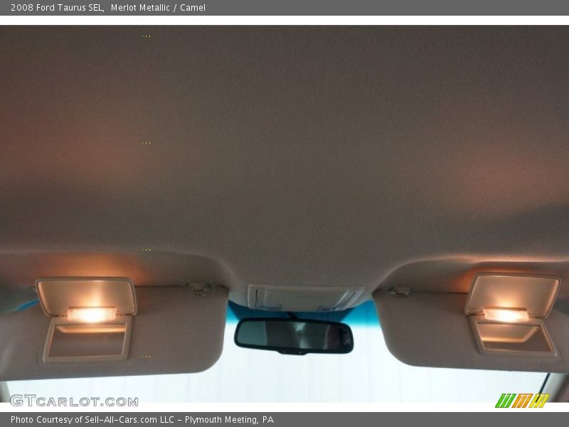 Merlot Metallic / Camel 2008 Ford Taurus SEL