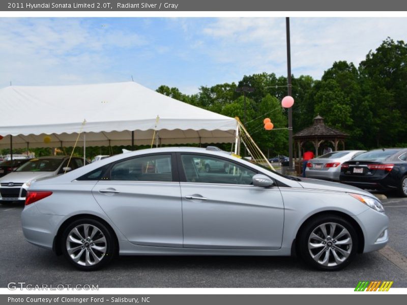 Radiant Silver / Gray 2011 Hyundai Sonata Limited 2.0T