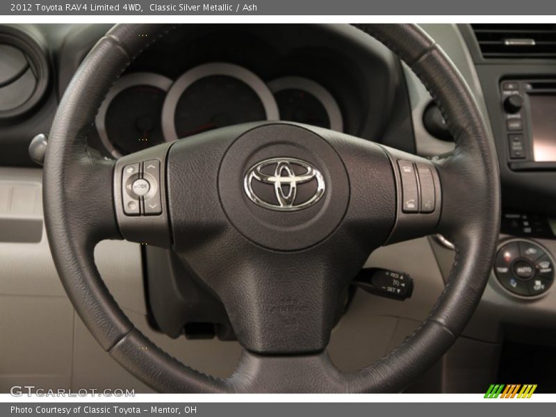 Classic Silver Metallic / Ash 2012 Toyota RAV4 Limited 4WD