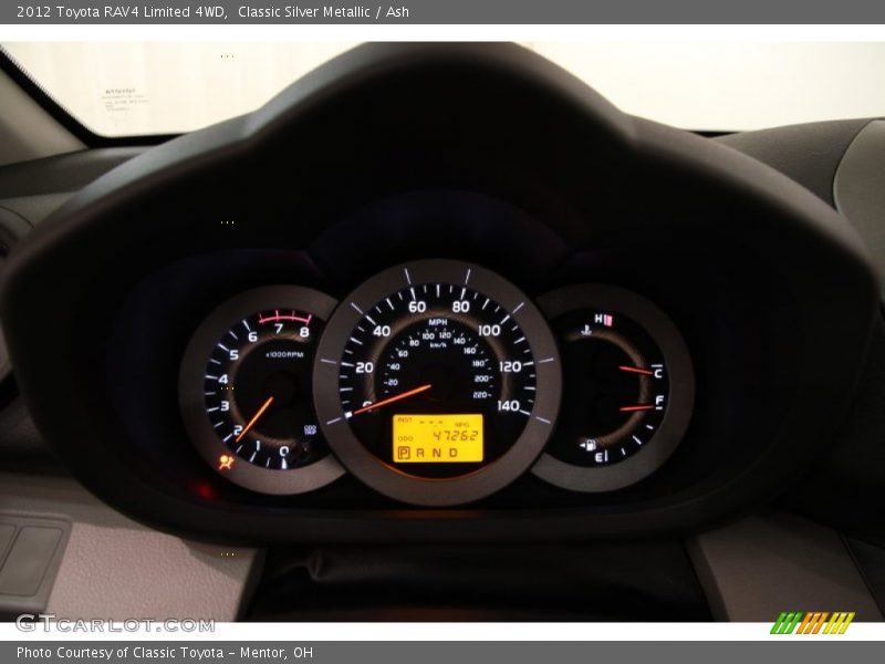 Classic Silver Metallic / Ash 2012 Toyota RAV4 Limited 4WD
