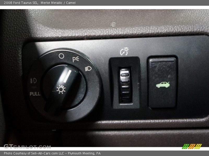 Merlot Metallic / Camel 2008 Ford Taurus SEL