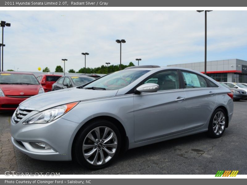 Radiant Silver / Gray 2011 Hyundai Sonata Limited 2.0T