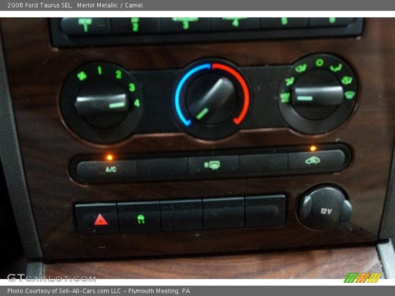 Merlot Metallic / Camel 2008 Ford Taurus SEL