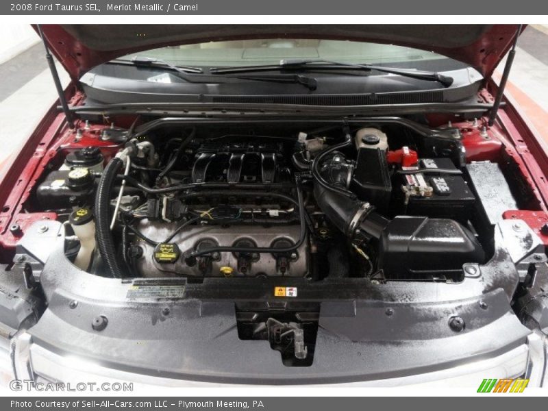 Merlot Metallic / Camel 2008 Ford Taurus SEL