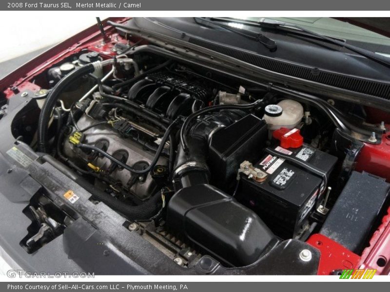 Merlot Metallic / Camel 2008 Ford Taurus SEL