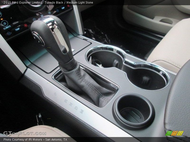 Tuxedo Black / Medium Light Stone 2015 Ford Explorer Limited