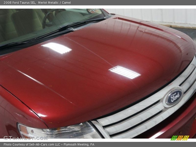 Merlot Metallic / Camel 2008 Ford Taurus SEL
