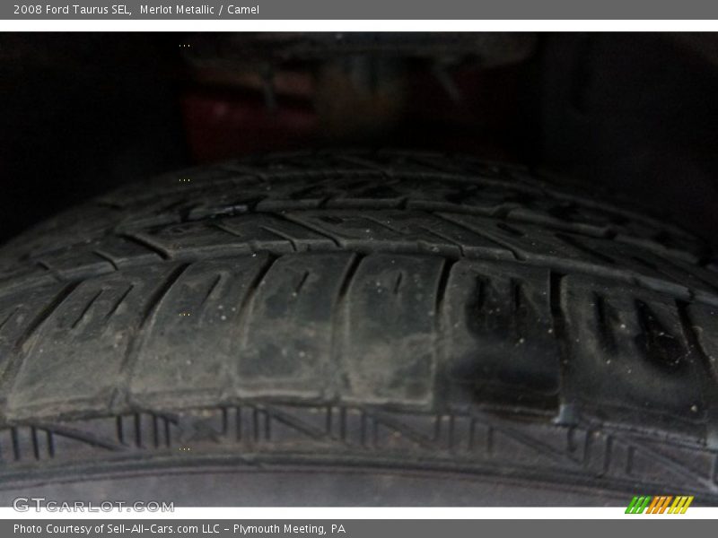 Merlot Metallic / Camel 2008 Ford Taurus SEL