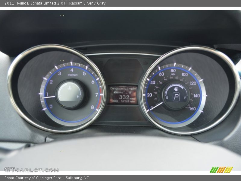 Radiant Silver / Gray 2011 Hyundai Sonata Limited 2.0T