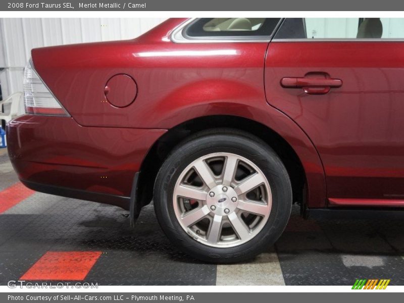 Merlot Metallic / Camel 2008 Ford Taurus SEL