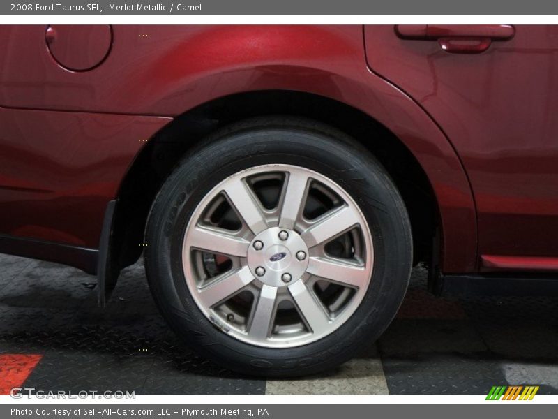 Merlot Metallic / Camel 2008 Ford Taurus SEL