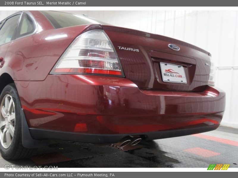 Merlot Metallic / Camel 2008 Ford Taurus SEL