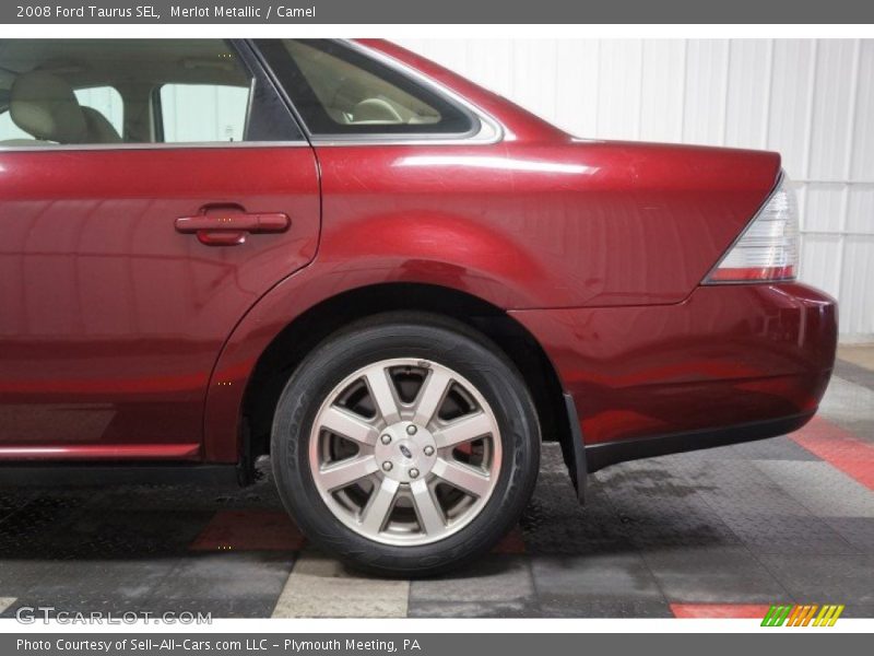 Merlot Metallic / Camel 2008 Ford Taurus SEL
