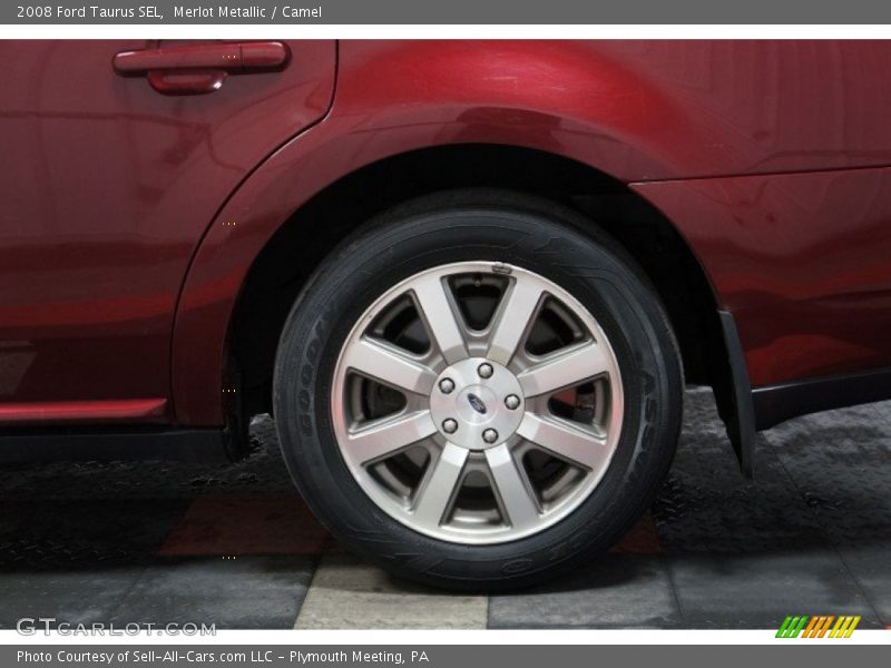 Merlot Metallic / Camel 2008 Ford Taurus SEL