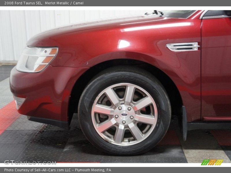 Merlot Metallic / Camel 2008 Ford Taurus SEL
