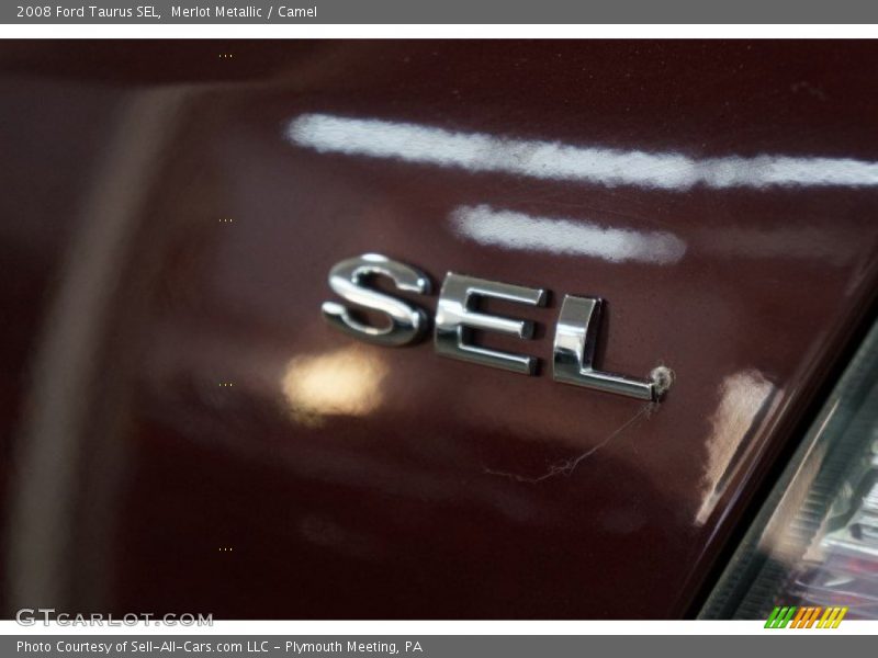 Merlot Metallic / Camel 2008 Ford Taurus SEL