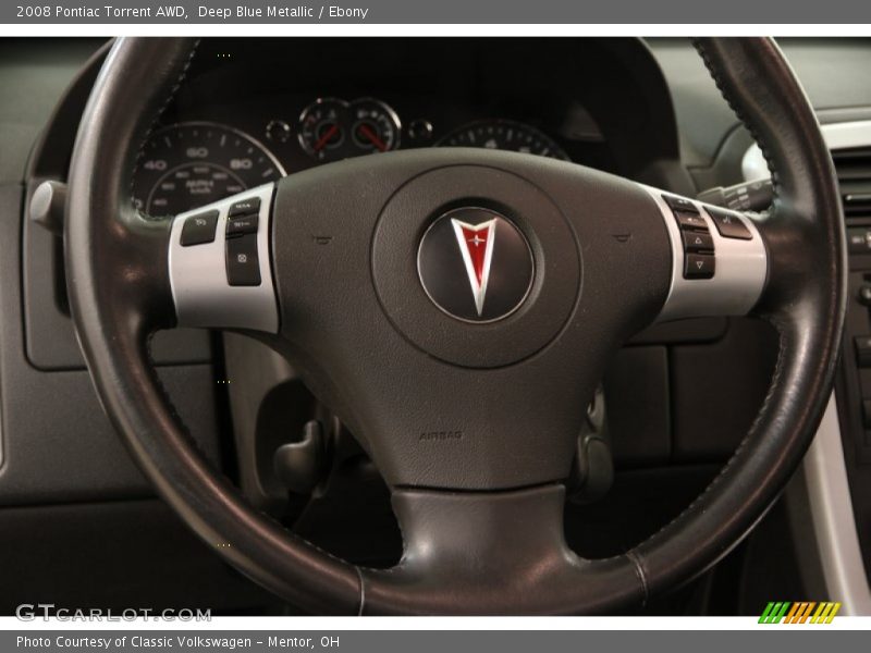Deep Blue Metallic / Ebony 2008 Pontiac Torrent AWD
