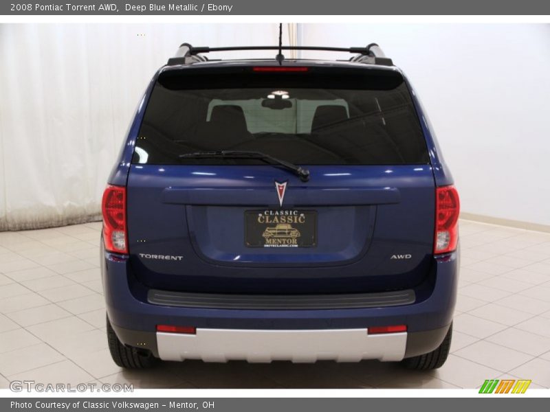 Deep Blue Metallic / Ebony 2008 Pontiac Torrent AWD