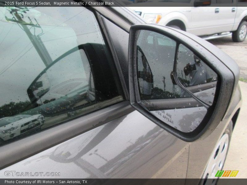 Magnetic Metallic / Charcoal Black 2015 Ford Focus S Sedan