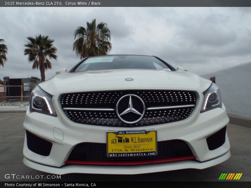 Cirrus White / Black 2015 Mercedes-Benz CLA 250